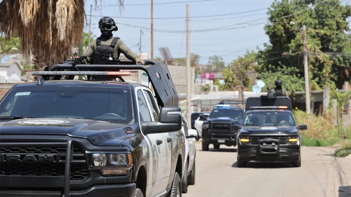 Despliegan fuerte operativo en Escuinapa tras posibles enfrentamiento entre sujetos armados