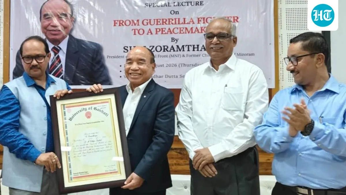 Once a rebel, ex-Mizoram CM Zoramthanga finally collects his degree 60 yrs later