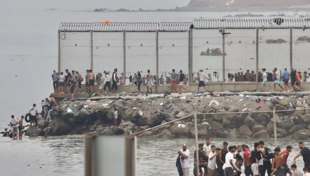 Marruecos interceptó a decenas de migrantes tras intentos fallidos de cruzar a Ceuta
