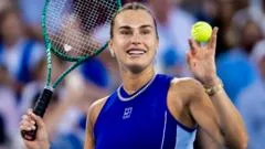 Sabalenka breezes through as Medvedev loses cool in defeat
