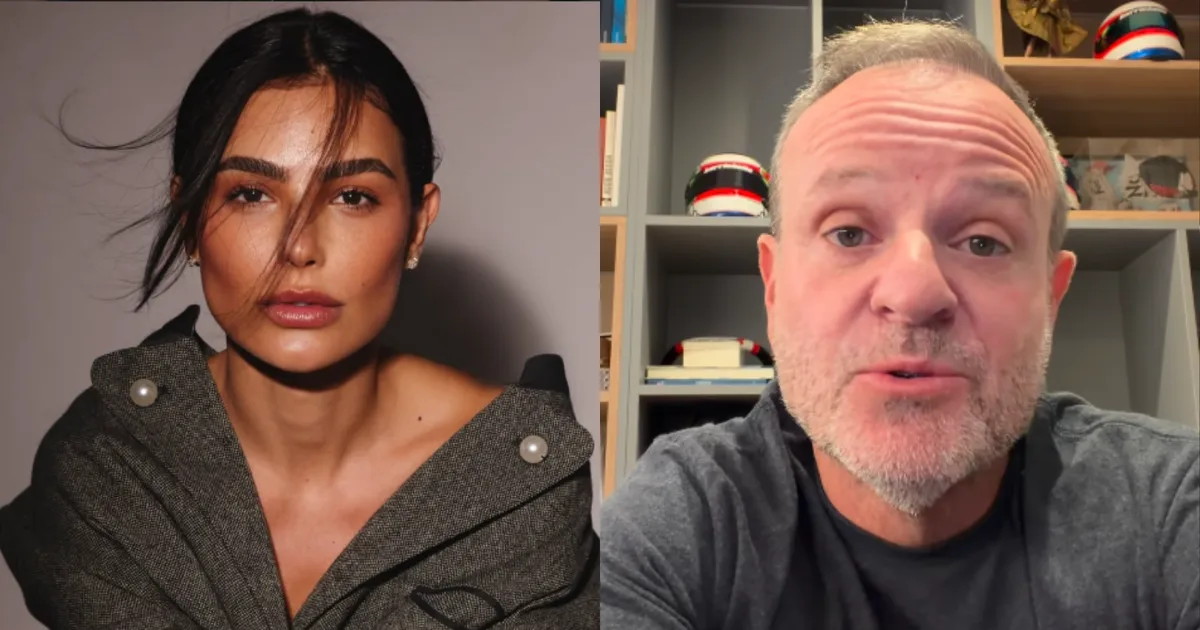 Cíntia Chagas assume namoro com Rubens Barrichello e o que vive com ele: “Felizes”