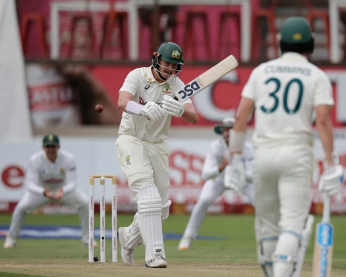 South Africa v Australia: first men’s cricket Test, day two – live