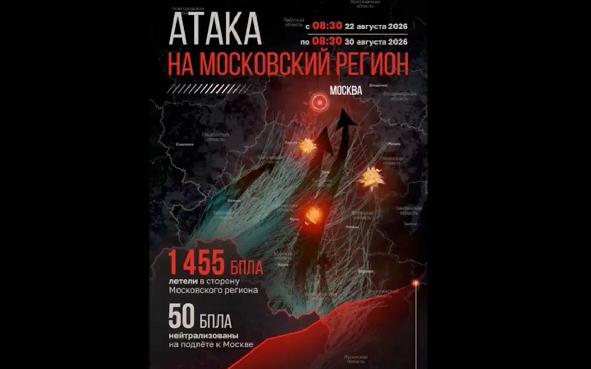 Почти 1,5 тыс. дронов летели к Московскому региону за неделю