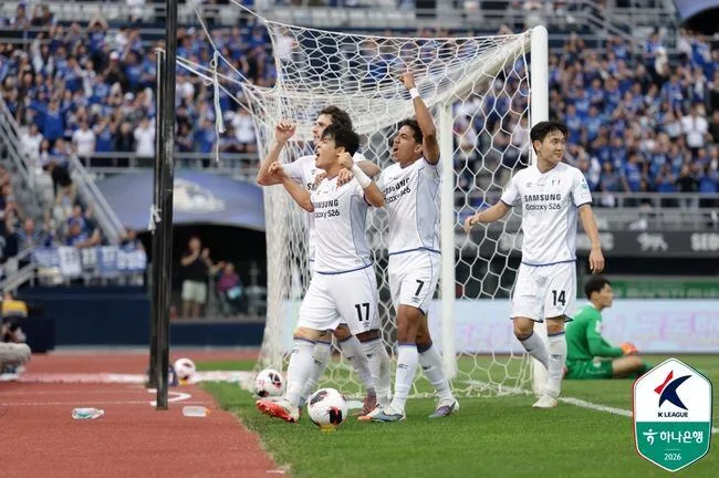 '두비츠카스 결승골+김민준 선방쇼' 수원삼성, 서울E 1-0 제압...9경기 무패로 승격 성큼