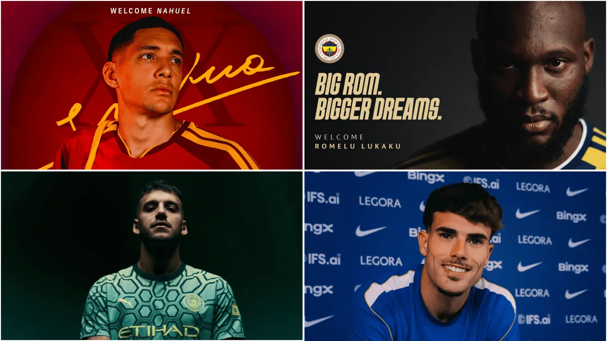 Mercado de fichajes: Roma, Chelsea, Fenerbahçe y Manchester City anuncian nuevas incorporaciones