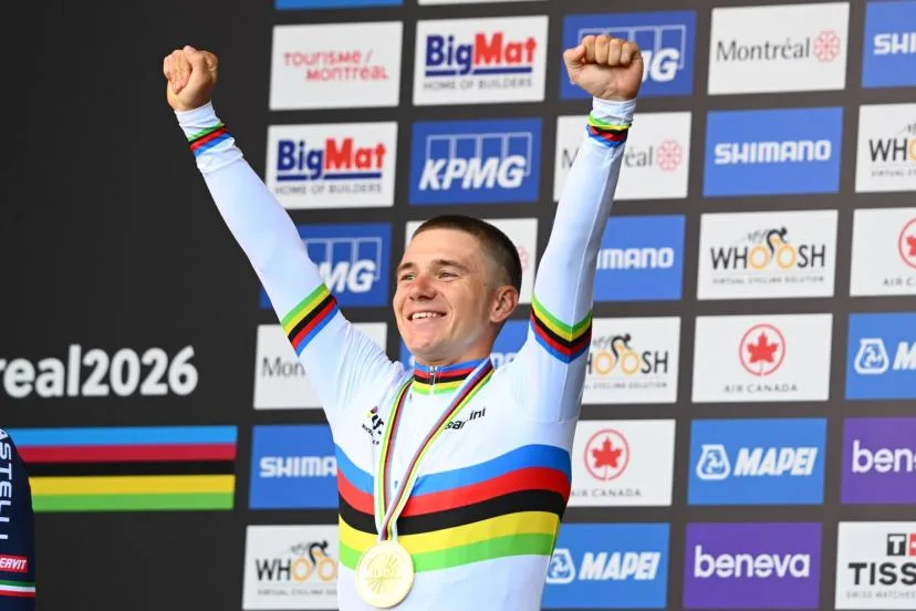 « Après 6 kilomètres, je savais que j'étais en avance sur les autres » : Remco Evenepoel intouchable sur le contre-la-montre des Mondiaux