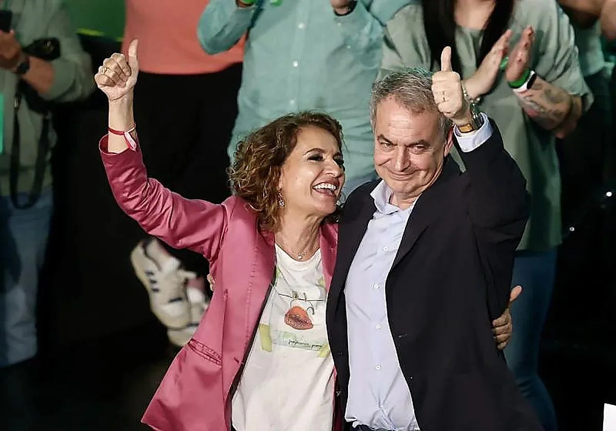 María Jesús Montero sigue confiando en que Zapatero aclarará el origen de las joyas: «Antes tenía tres meses y ahora tres días»