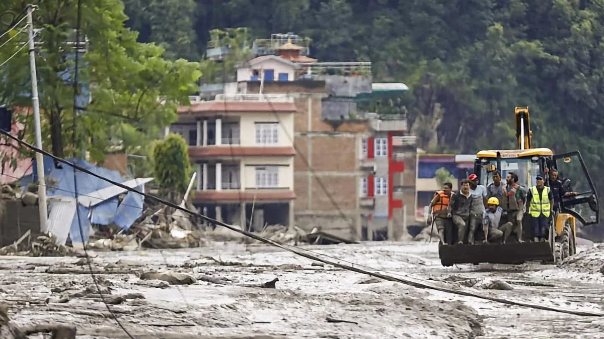 Flash Flood: CCTV captures people fleeing seconds before mudslide engulfs Nepal-China border crossing