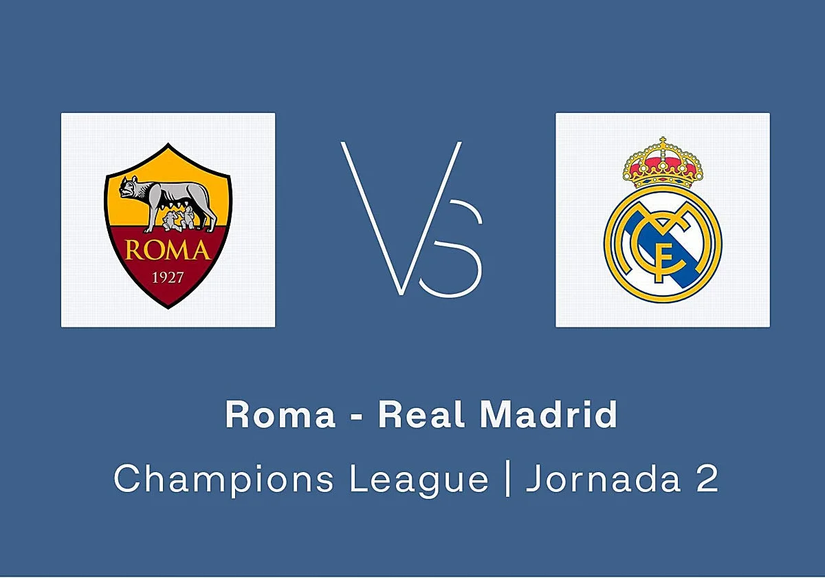 Roma - Real Madrid en directo: cómo va, resultado y goles del partido de Champions hoy, en vivo