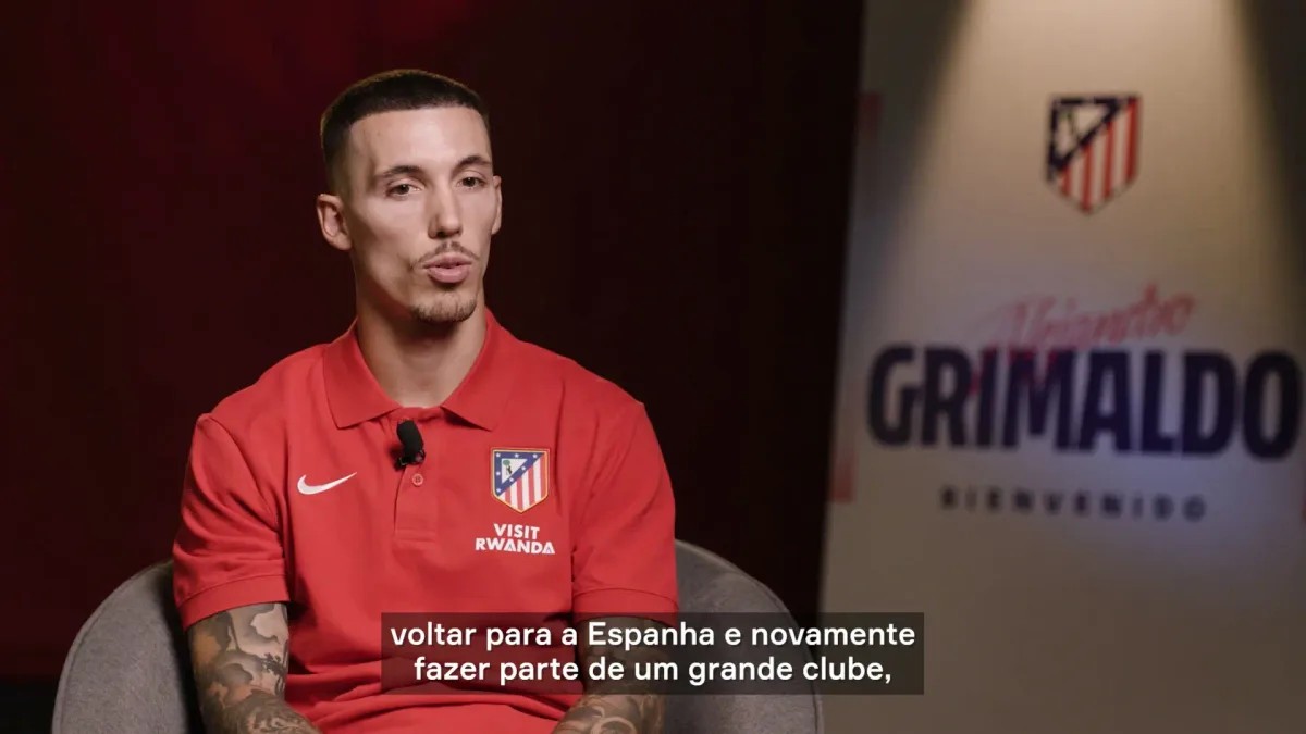 Grimaldo celebra a realização de um sonho antigo ao chegar ao Atlético de Madrid