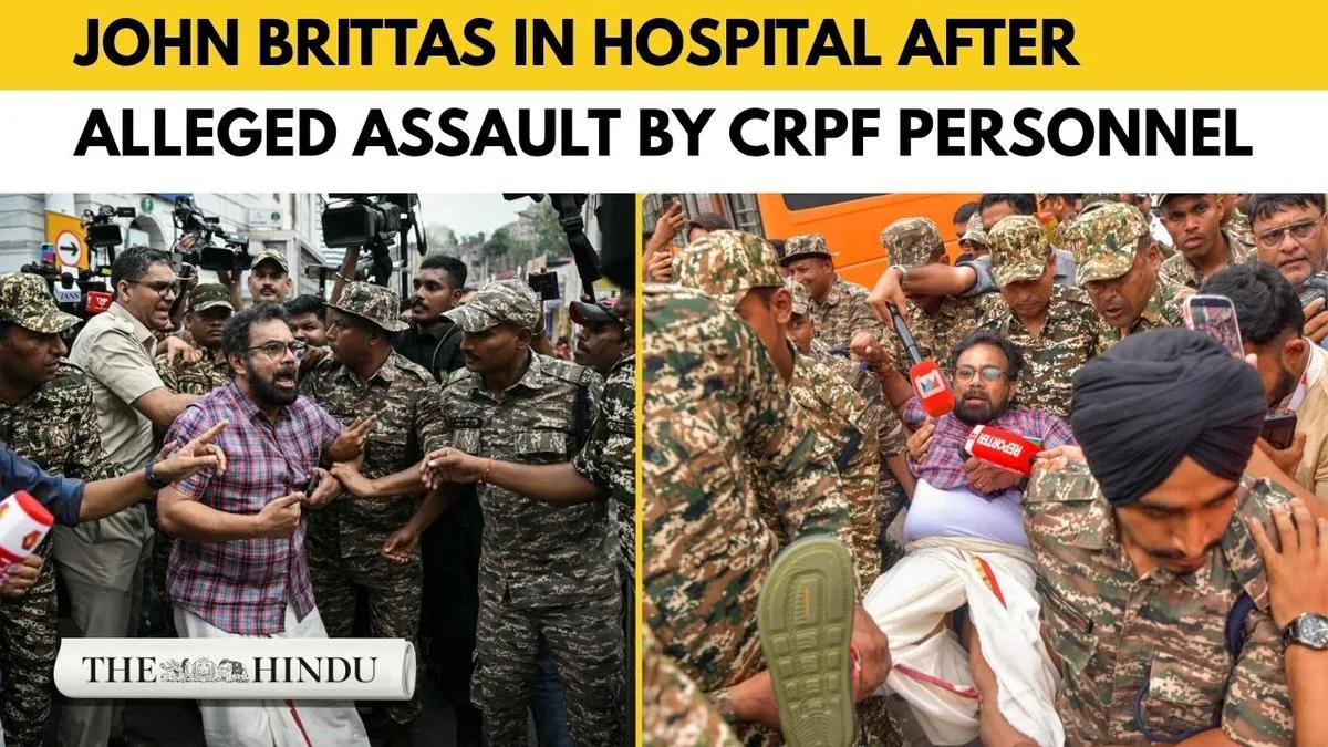 CEC protest: John Brittas allegedly assaulted by CRPF during Delhi protest, taken to hospital