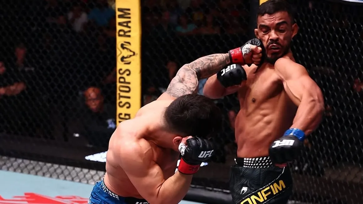 El argentino Francisco Prado logró un triunfo demoledor en la UFC y cortó una racha de cuatro derrotas seguidas