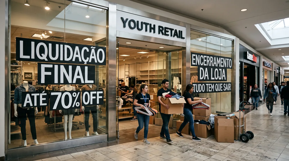 Rede com 171 lojas fecha tudo após nova falência e cerca de 3 mil trabalhadores se despedem da empresa