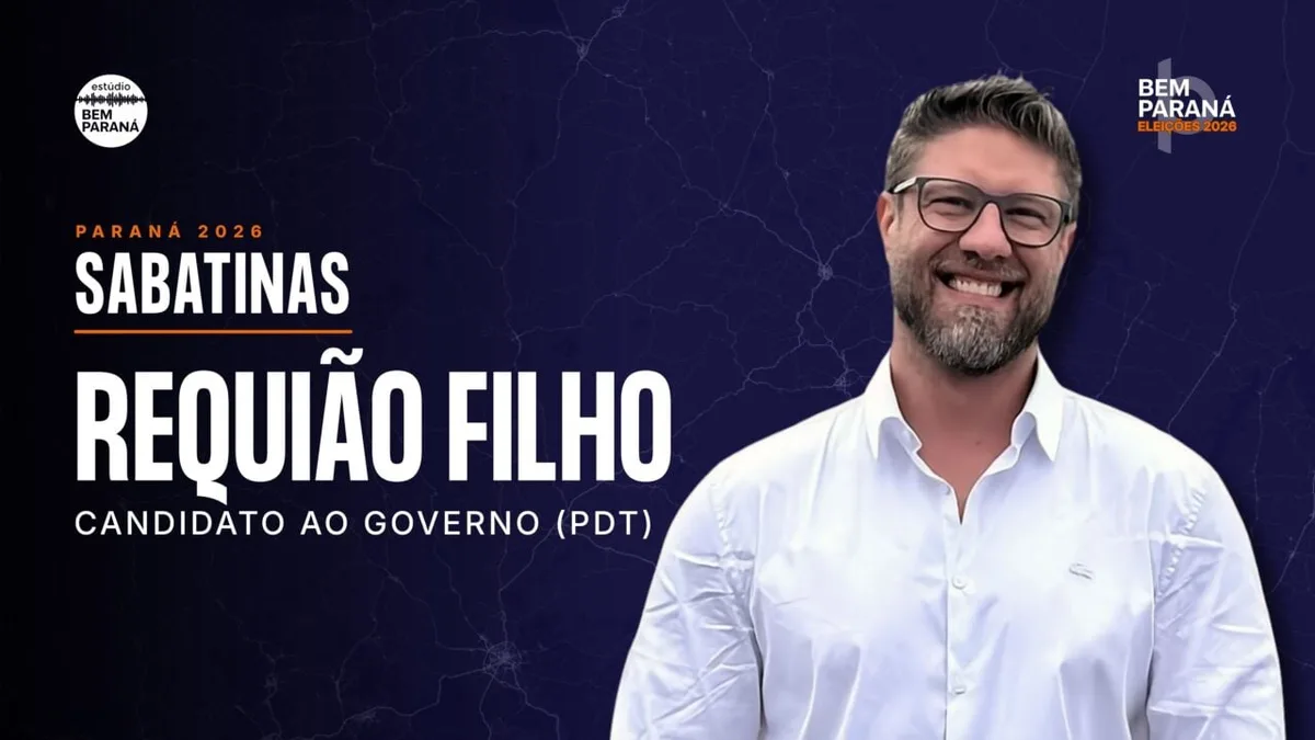 Sabatinas Bem Paraná: Requião Filho é o convidado desta terça. Saiba como assistir