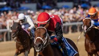 Hijo de Gun Runner que costó $1.9 millones ganó sobrado con Junior Alvarado en Saratoga