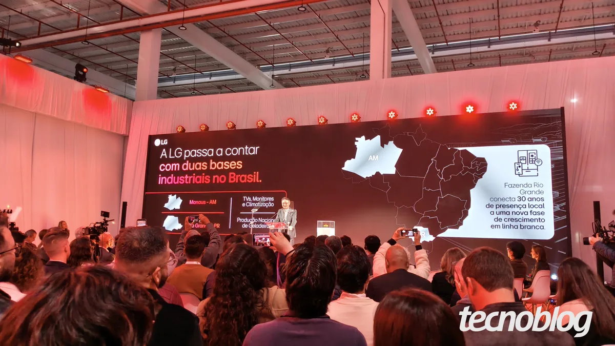 LG inaugura fábrica de R$ 1,5 bilhão e mira na competição com Brastemp e Electrolux
