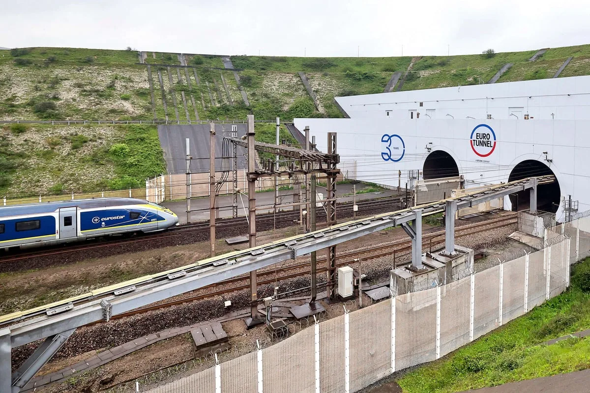 Nineteen injured after bus crashes into train at entrance to Channel Tunnel