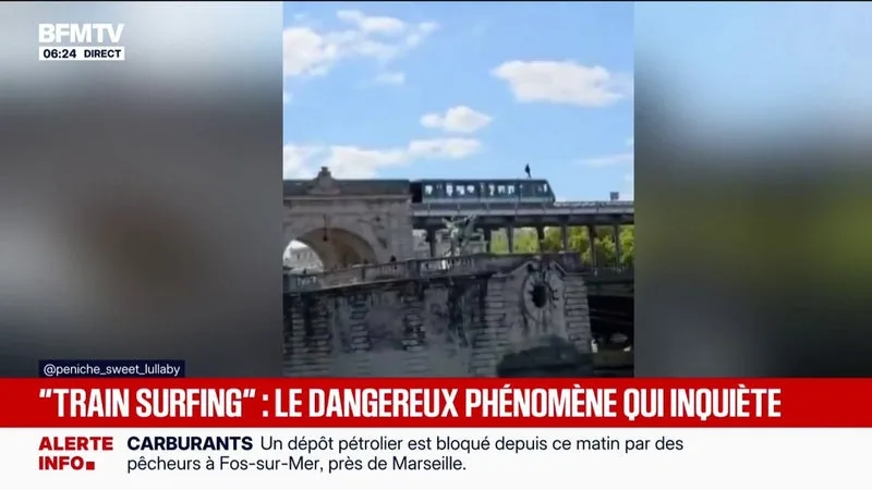 Le "train-surfing", une pratique illégale qui inquiète