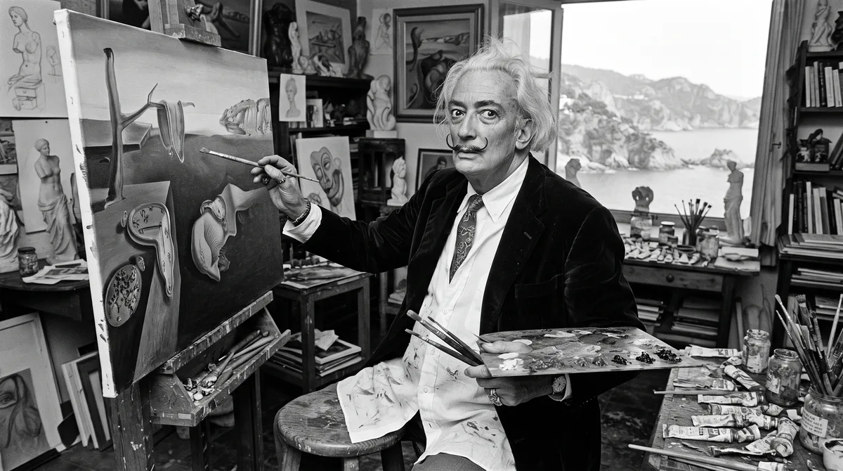 Salvador Dalí, o grande mestre do surrealismo, sobre a própria singularidade: “A única diferença entre mim e um louco é que eu não sou louco”