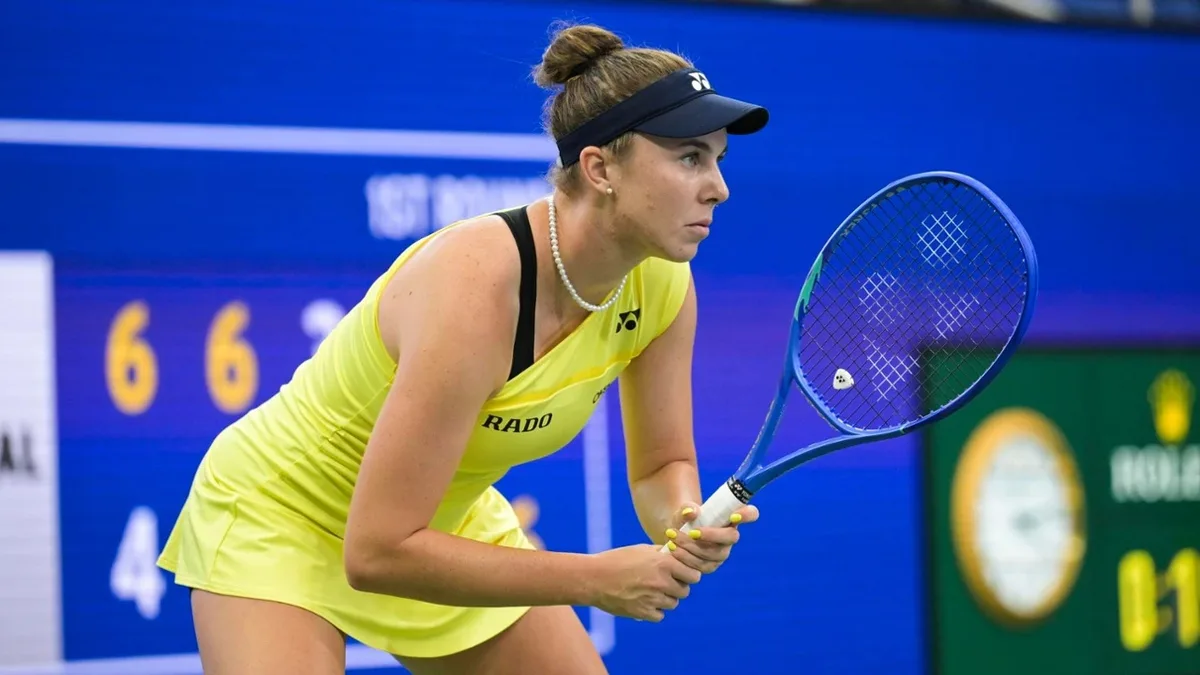 Noskova reage com dez games seguidos, Shnaider também avança