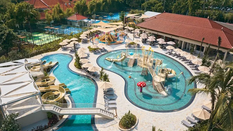Bali resort is superb, if you’re in the right section