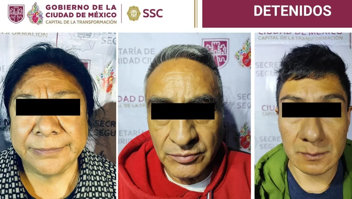 Detienen a 3 operadores de ‘La Unión Tepito’ en Iztapalapa por venta y distribución de drogas y armas