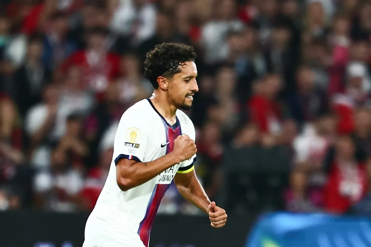 Sob os olhares de Carlo Ancelotti, Marquinhos salva o PSG no Campeonato Francês