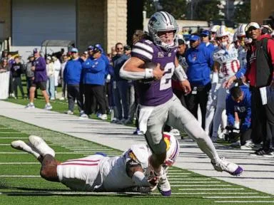 Kansas State survives a rash of mistakes, beats Kansas 35-24 for 18th straight win over the Jayhawks