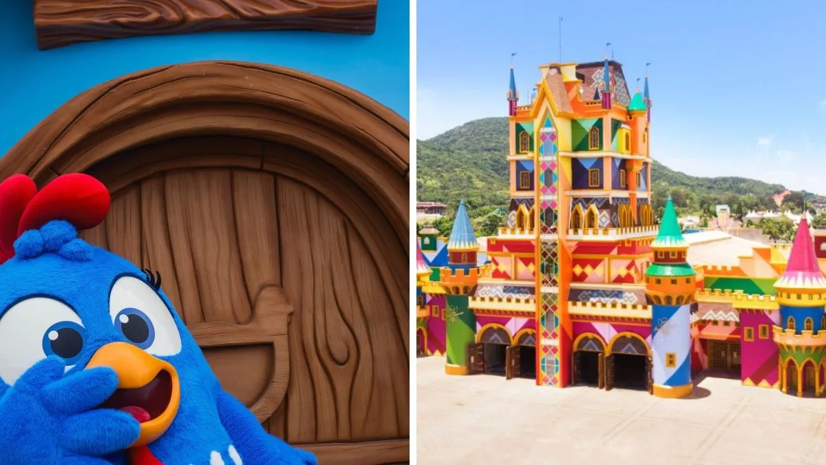 Nova área do Beto Carrero World avança e já é possível ver spoilers da Vila da Galinha Pintadinha