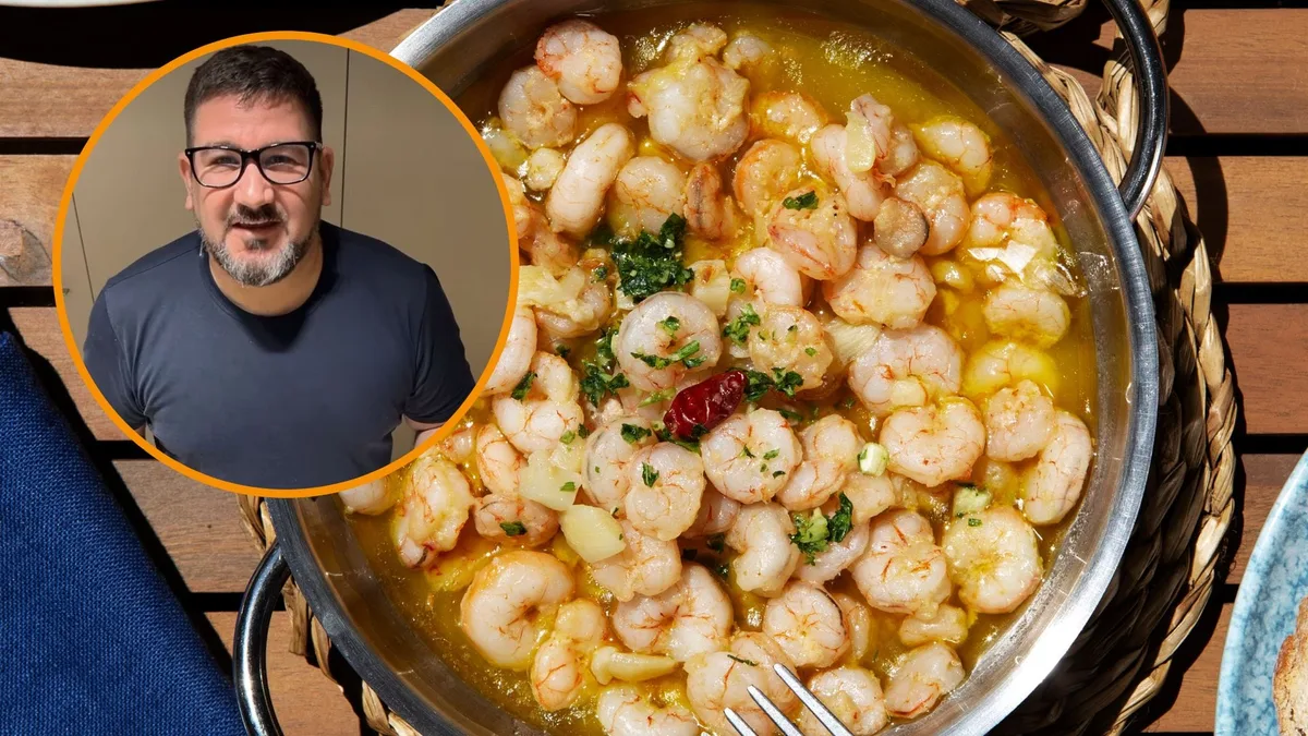 Dani García, chef: “Las gambas al pil pil auténticas no llevan ni salsa de tomate ni vino, solo aceite de oliva, guindilla, ajo y una buena gamba de Málaga”