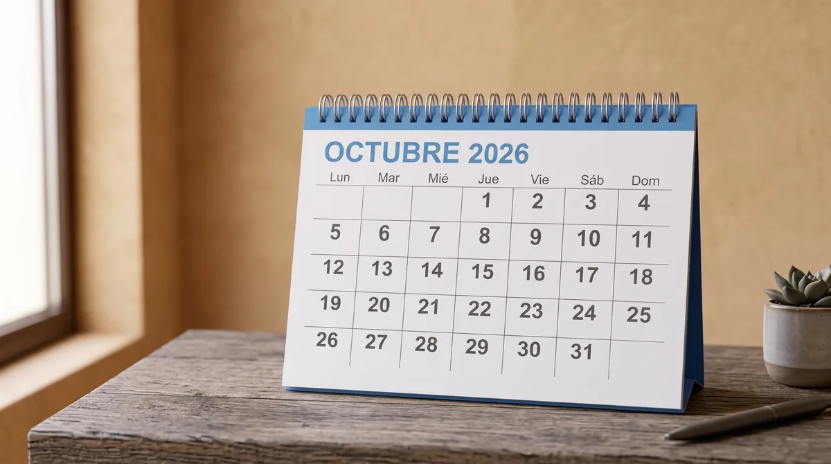 Calendario 2026: cuándo es el próximo feriado después del 12 de octubre