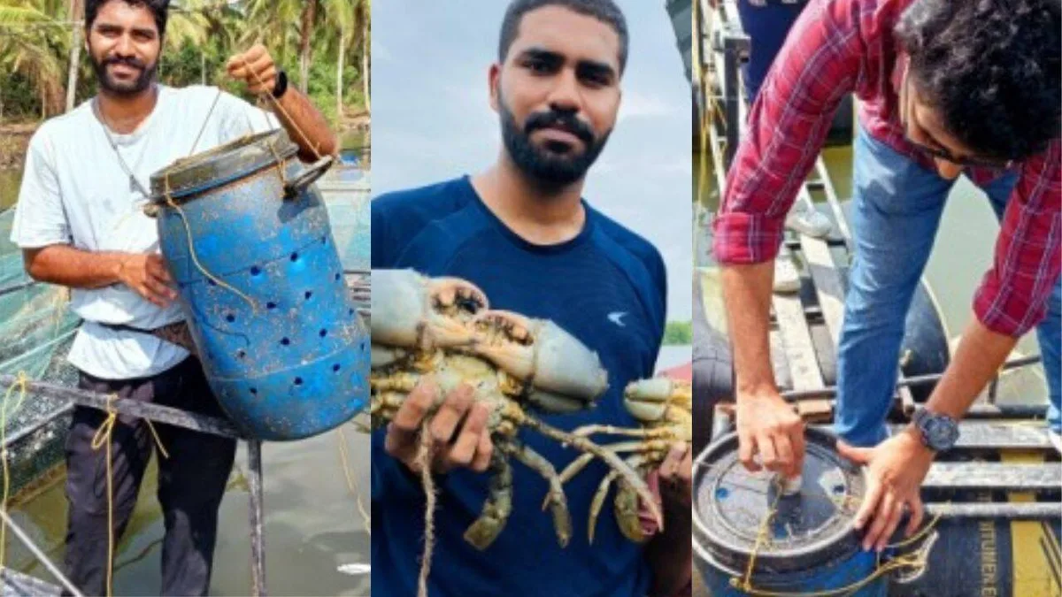 Two Kochi postgraduates turned a mud-crab farming problem into a national-winning startup