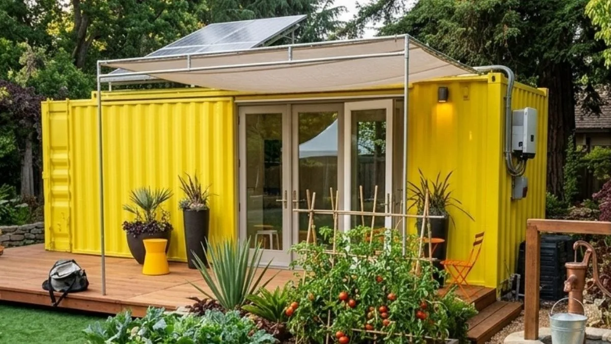 Com vídeos do YouTube, jovem transforma contêiner de 13 m² em casa, com água e energia inclusas, e vive com R$ 120 por mês