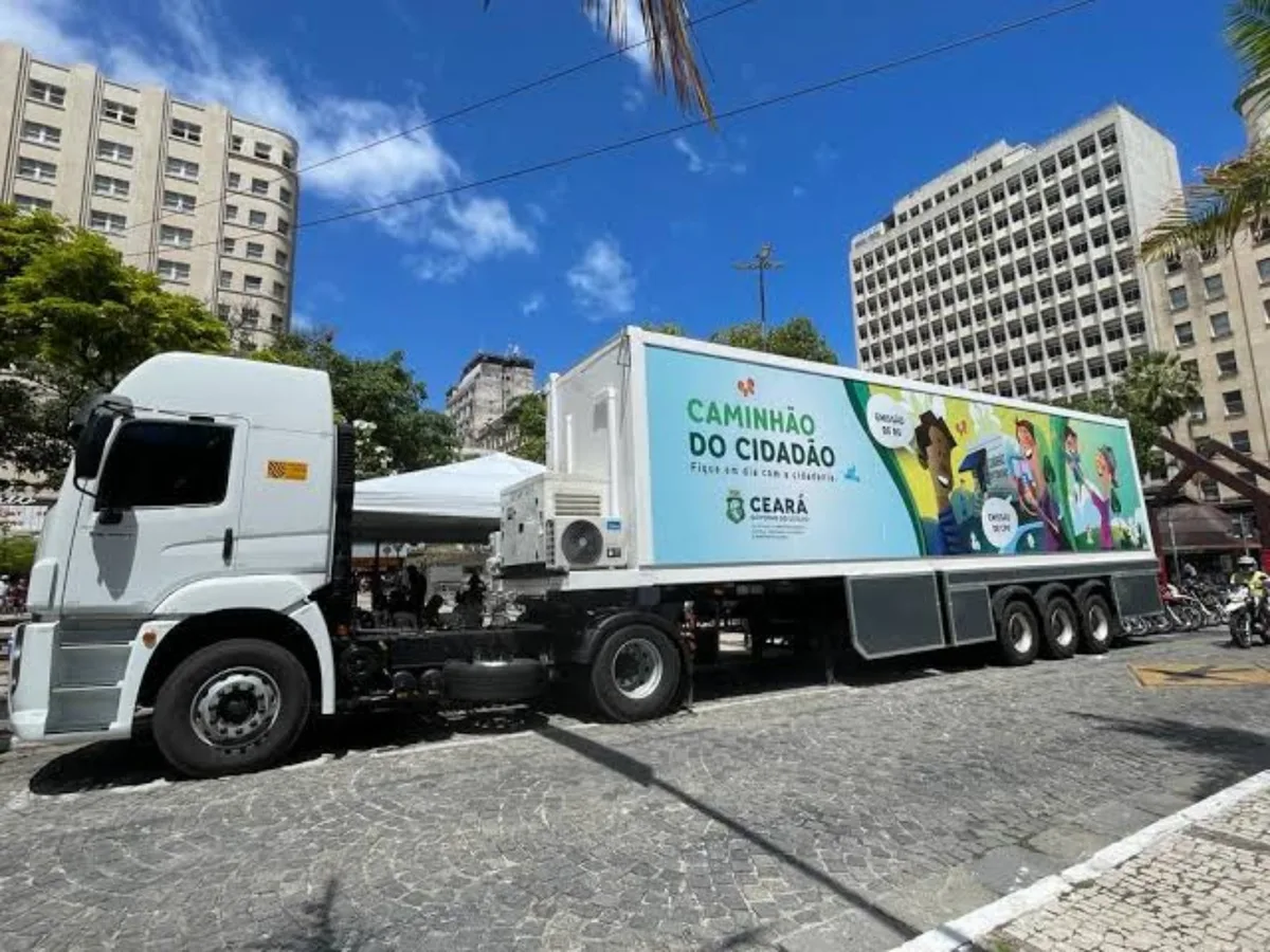 Caminhão do Cidadão leva atendimento a Fortaleza e cidades do Cariri na próxima semana; veja serviços