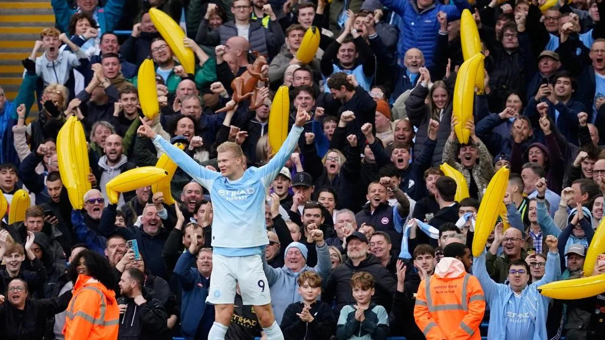 City go bananas for Haaland amid perfect EPL start