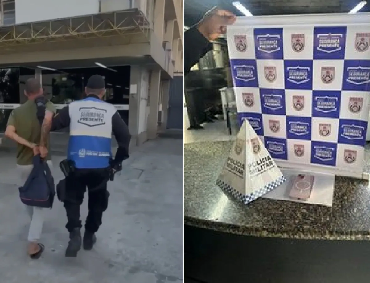 Homem é preso minutos após roubar celular de mulher no Centro de Campos