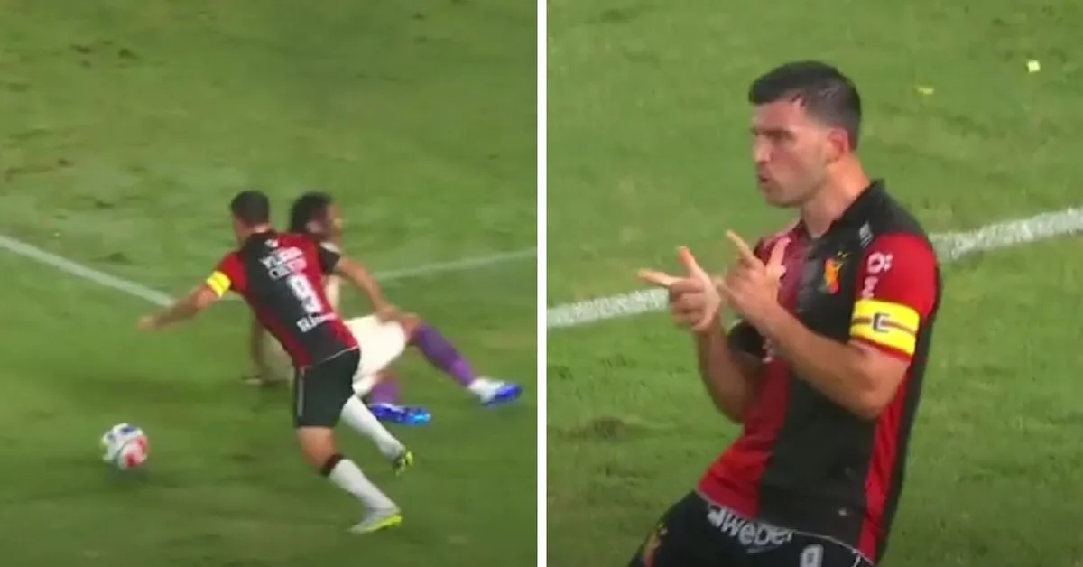 Golazo de Bernardo Cuesta tras enganchar y dejar en el suelo a Williams Riveros en Universitario vs Melgar por Torneo Clausura 2026