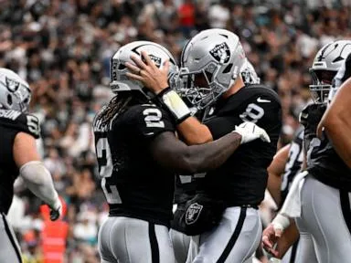 Kirk Cousins hits 301 career TD passes as Raiders open the season with a 27-13 win over Dolphins