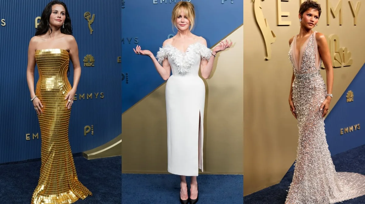 Selena Gómez, Nicole Kidman y Zendaya deslumbraron en la alfombra azul de los Emmy