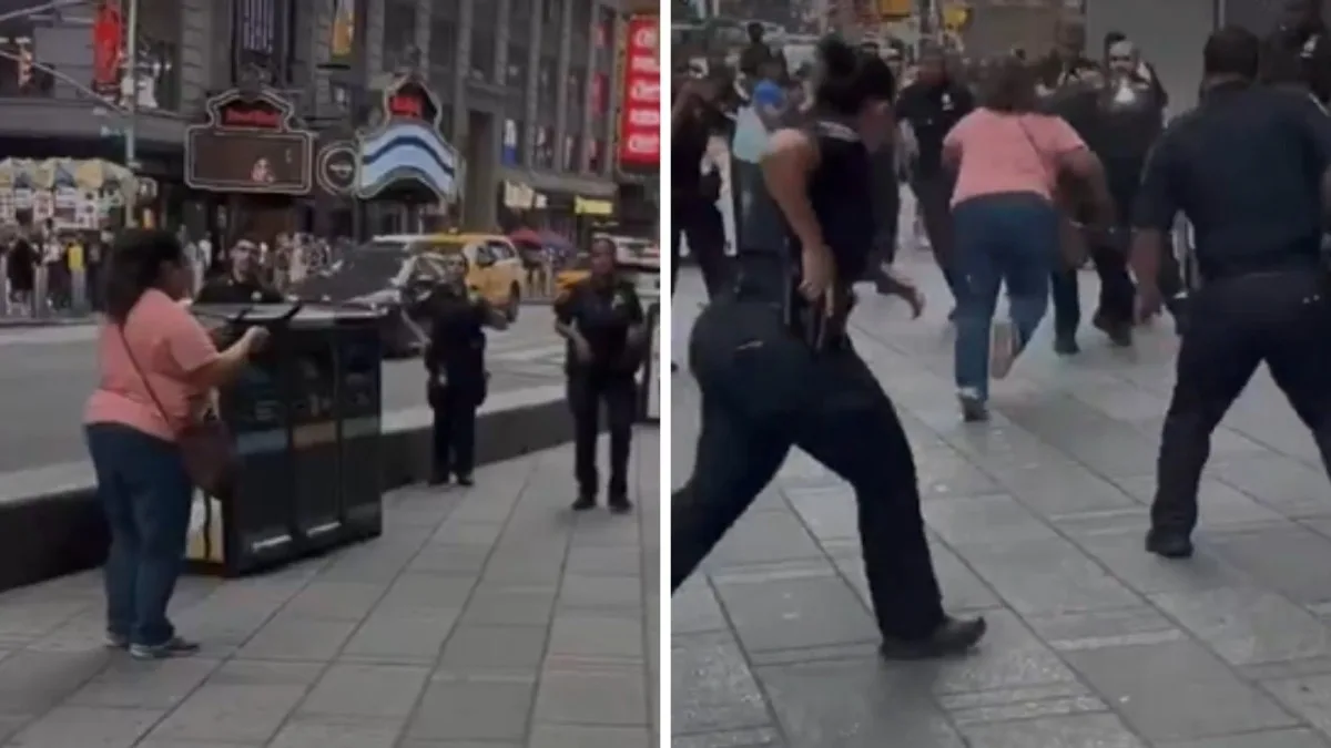 Knife-wielding woman kills one in New York's Times Square, shot dead by cops