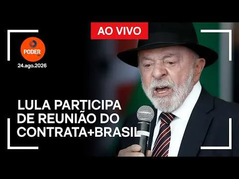 Ao vivo: Lula participa de reunião do Contrata+Brasil
