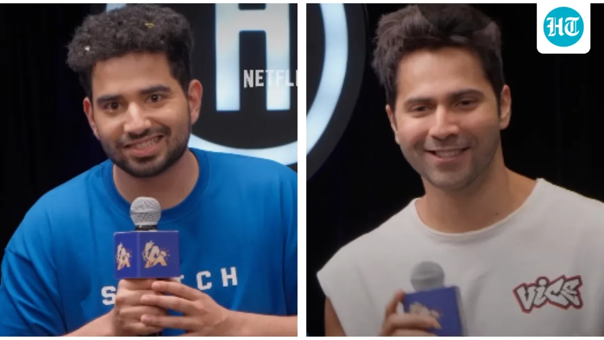 Samay Raina leaves Varun Dhawan speechless on India's Got Latent as he takes a dig at actor's trademark smile. Watch