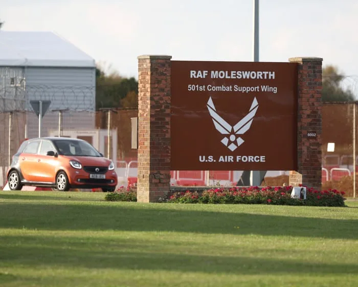 Two Latvians arrested at RAF base in Cambridgeshire released on bail