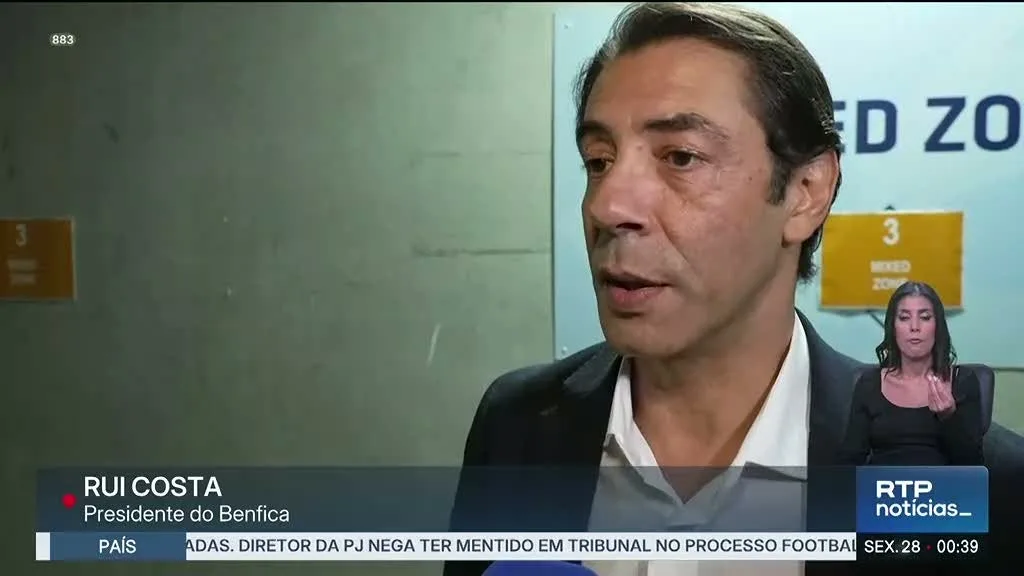 Benfica. Rui Costa reage a Varandas sobre Palhinha
