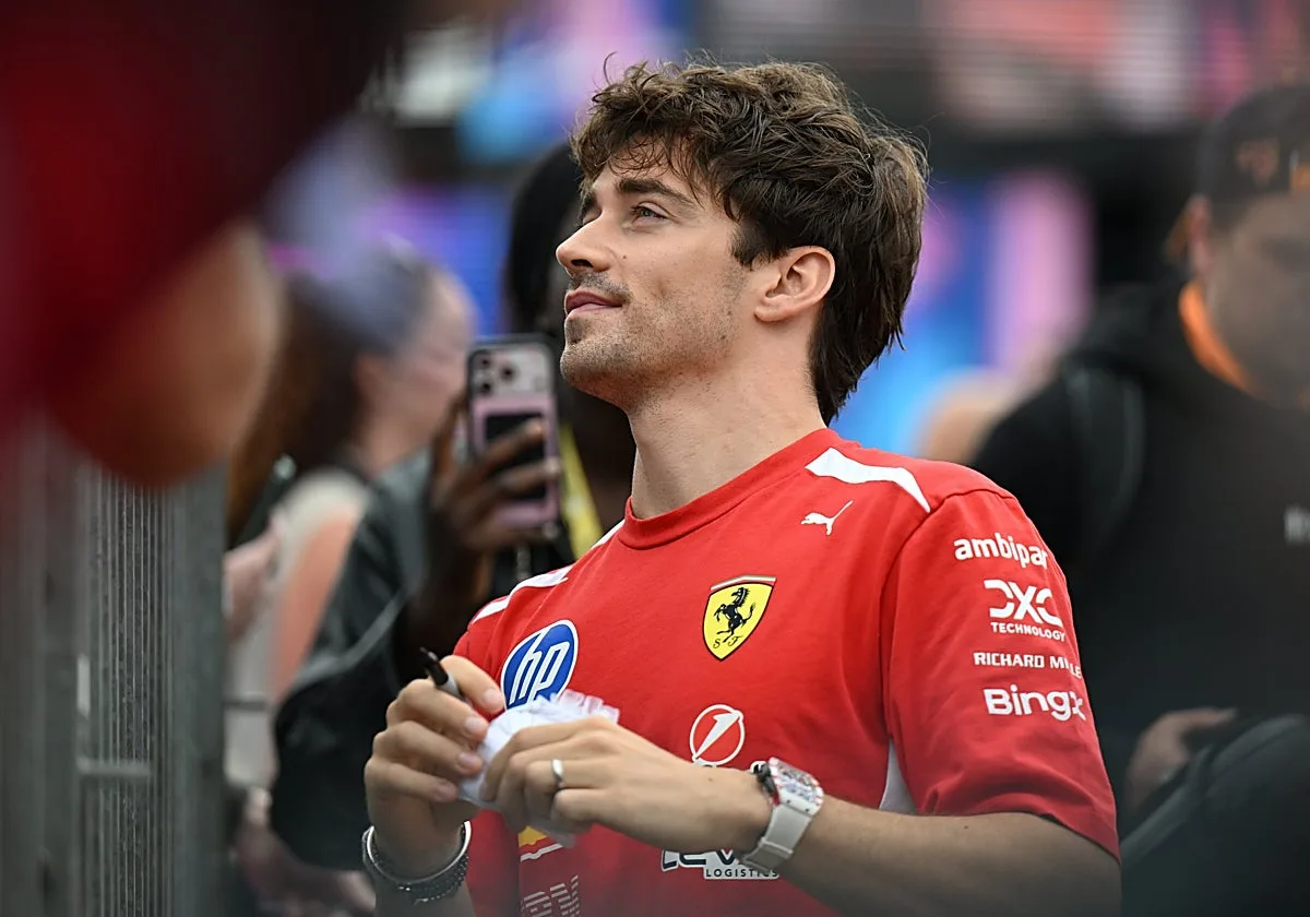El exclusivo reloj de medio millón de euros del que presume el piloto Charles Leclerc