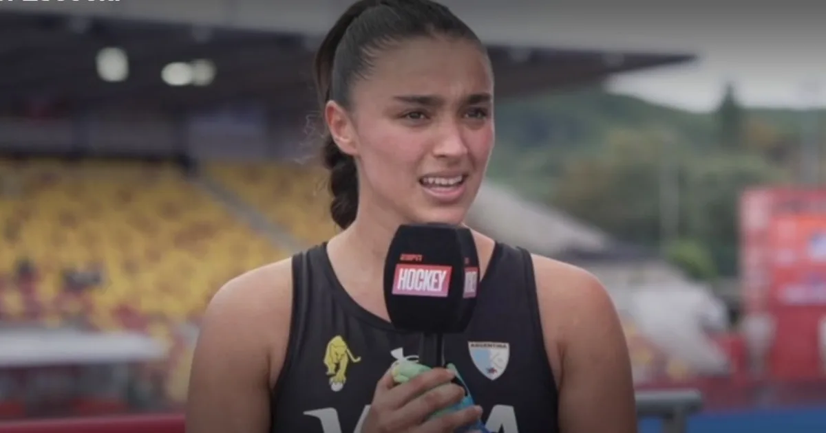 Las Leonas: la emoción de Victoria Miranda, la MVP del triunfo ante Escocia, tras la clasificación a la próxima ronda