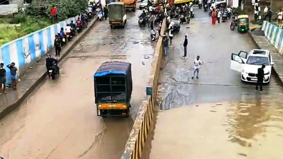 Panathur underpass flooding prompts drainage inspection in low-lying areas