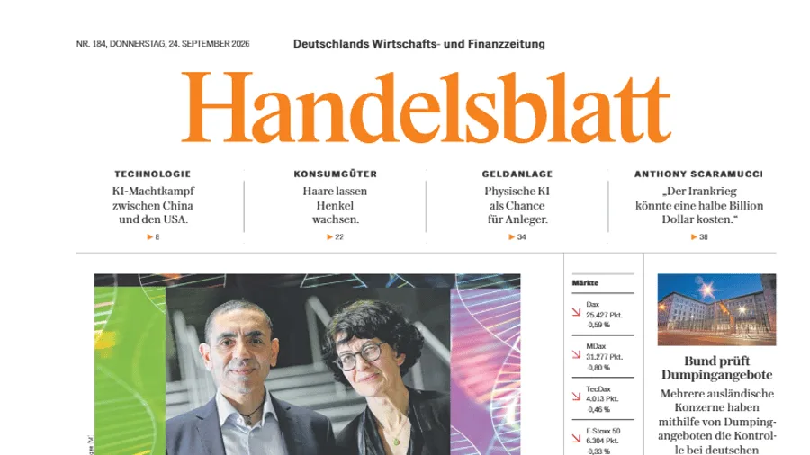 PDF: Handelsblatt vom 24. September 2026