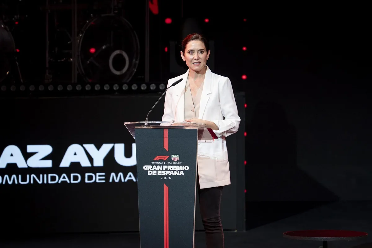Isabel Díaz Ayuso dice que RTVE "está haciendo lo imposible por deslucir el éxito" del Gran Premio