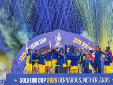 Solheim Cup finale: Europe and US locked at 8-8 ahead of Sunday's singles